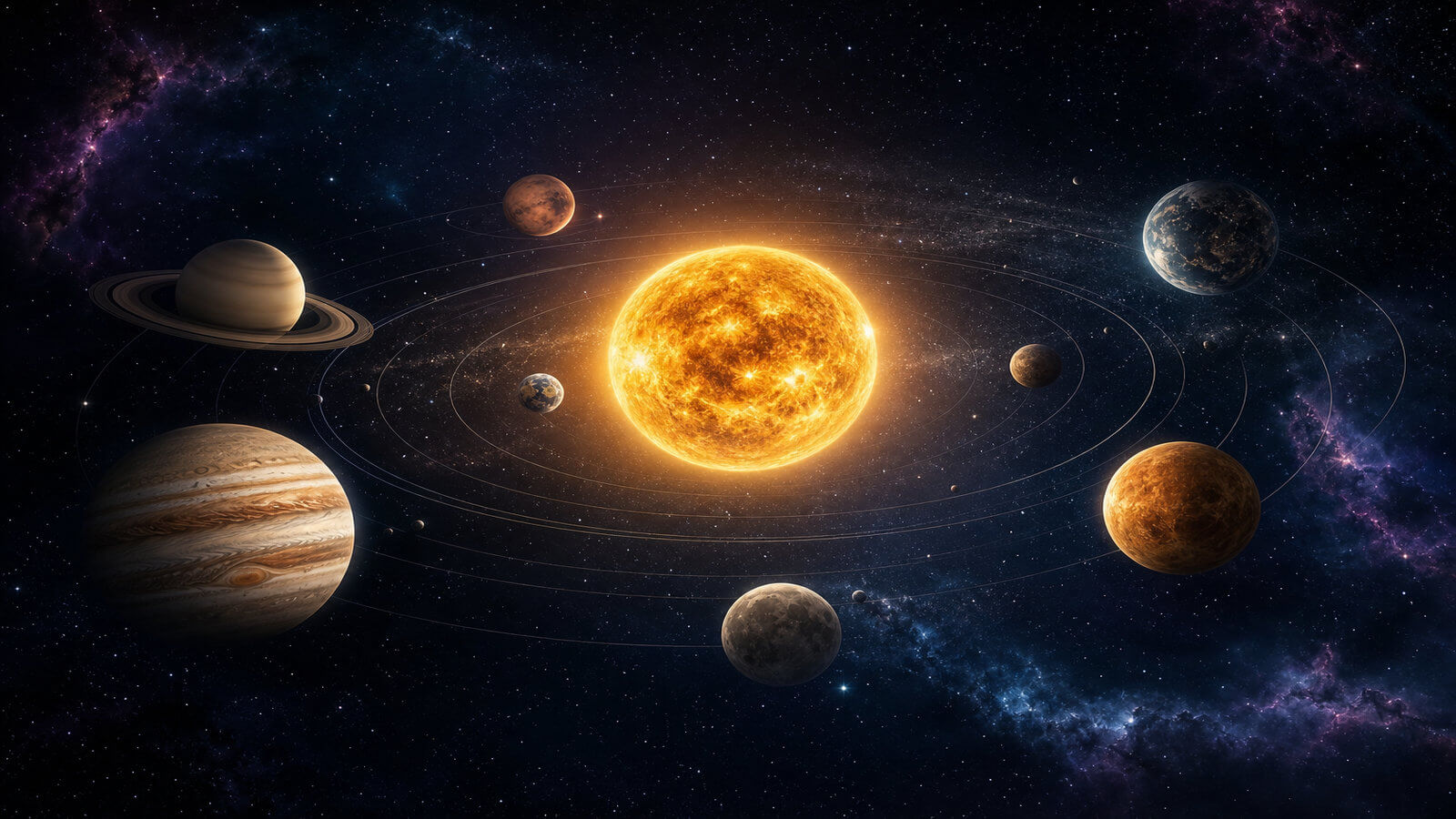 Planets in Astrology: Sun, Moon and planetary meanings guide