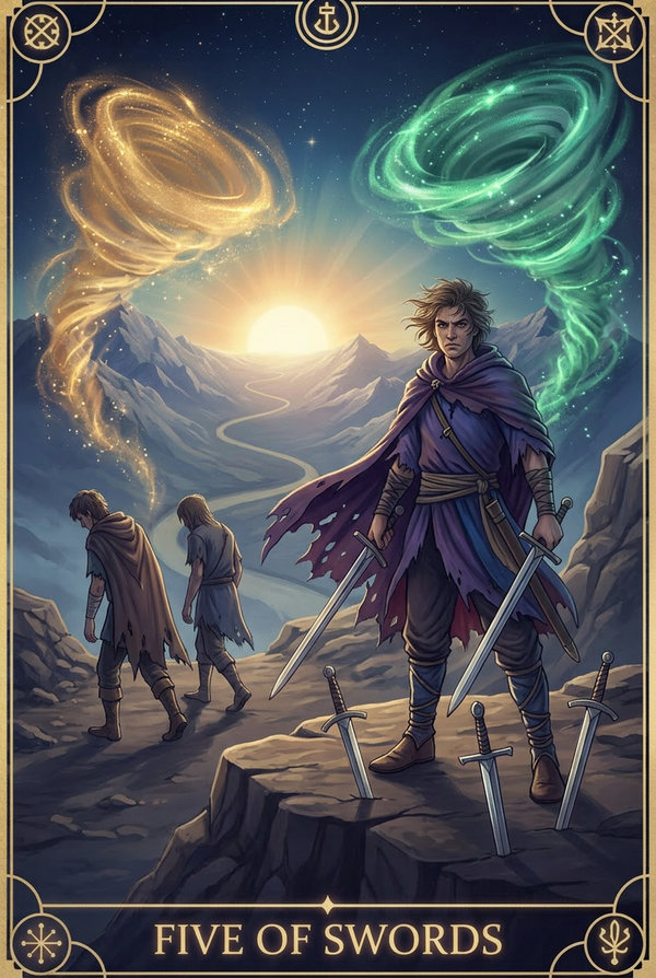 Five of Swords tarot card