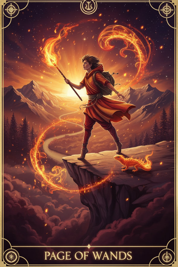 Page of Wands tarot card