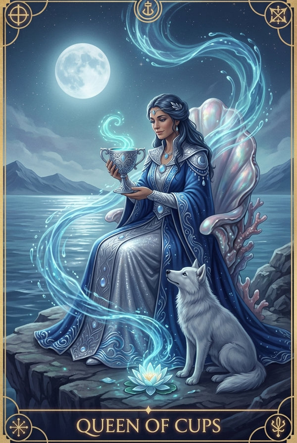 Queen of Cups tarot card