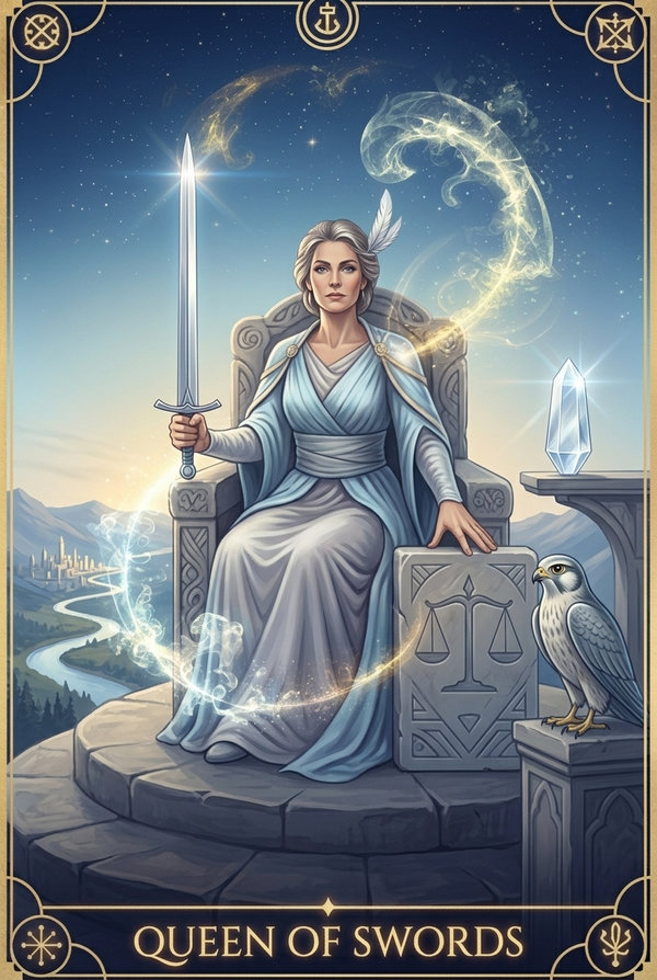 Queen of Swords tarot card