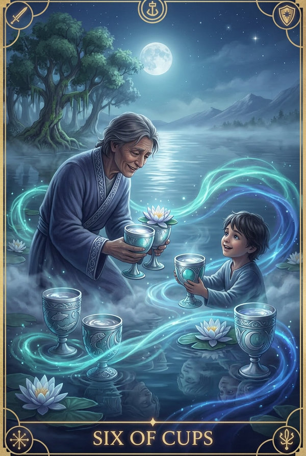 Six of Cups tarot card