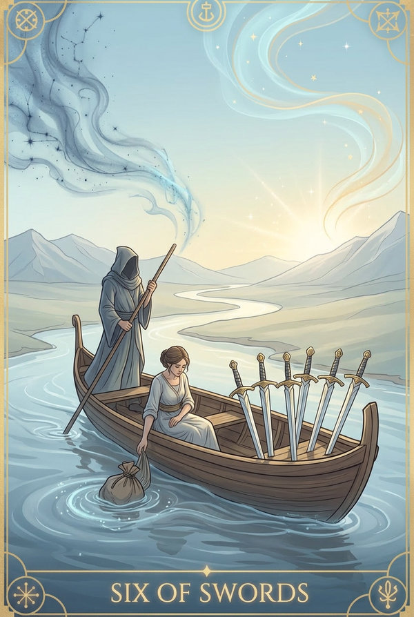 Six of Swords tarot card