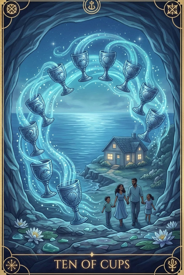 Ten of Cups tarot card