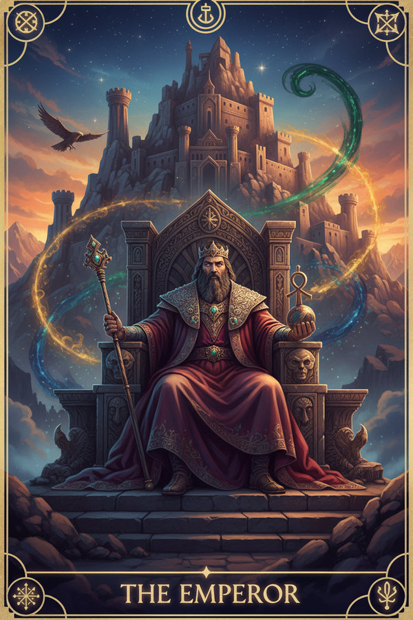 The Emperor tarot card