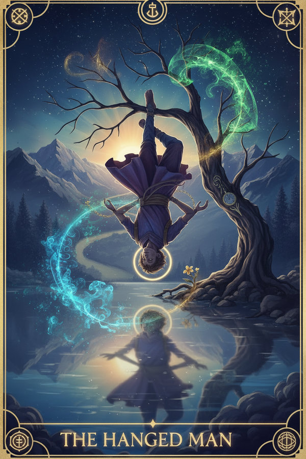 The Hanged Man tarot card