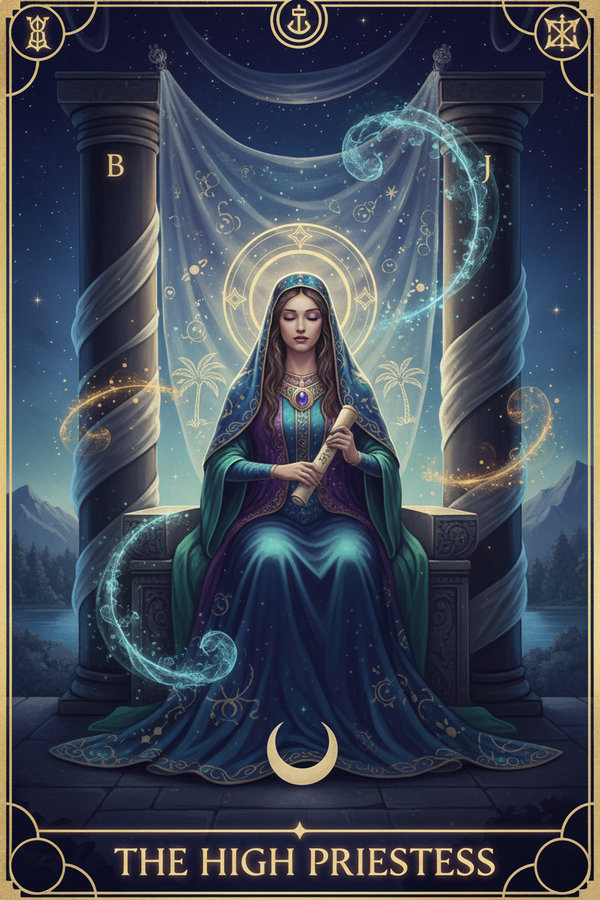 The High Priestess tarot card
