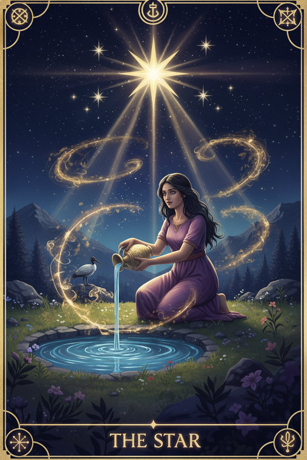 The Star tarot card