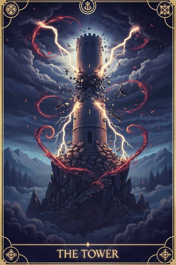The Tower tarot card