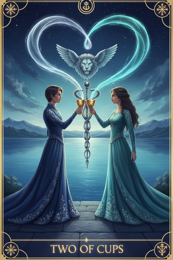 Two of Cups tarot card
