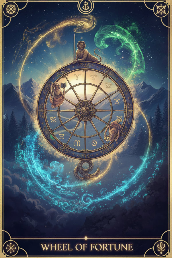 Wheel of Fortune tarot card